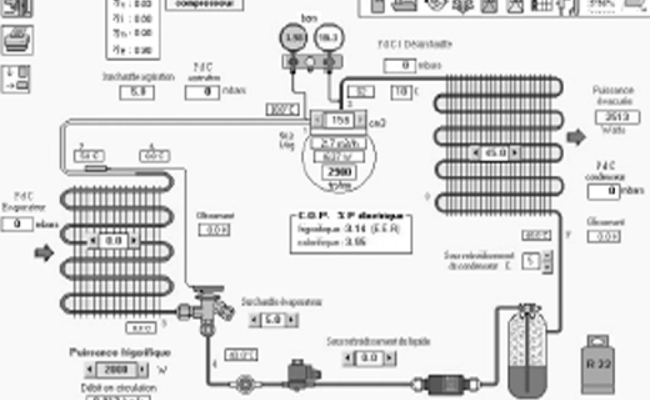 Circuifrigo, le logiciel de simulation d’un circuit frigorifique