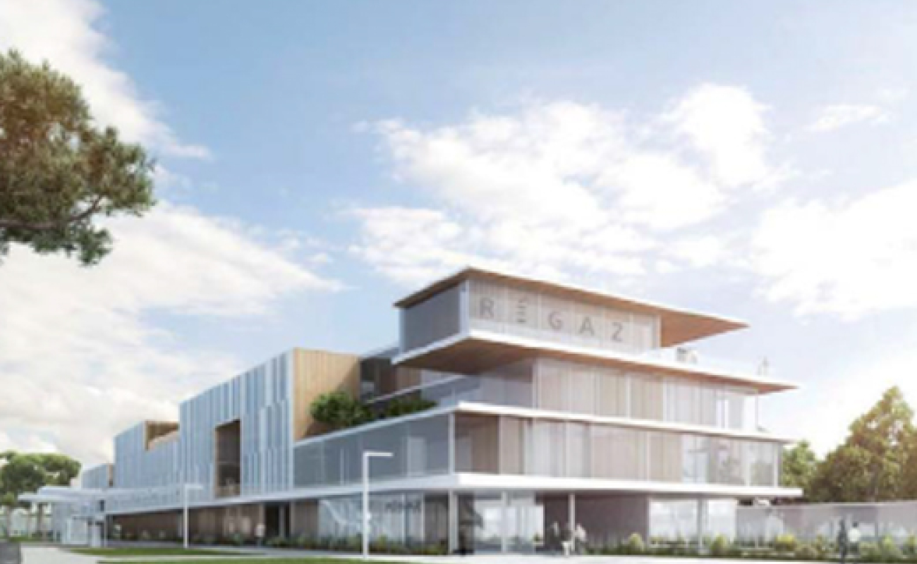 Dalle active préfabriquée pour le futur siège de Régaz