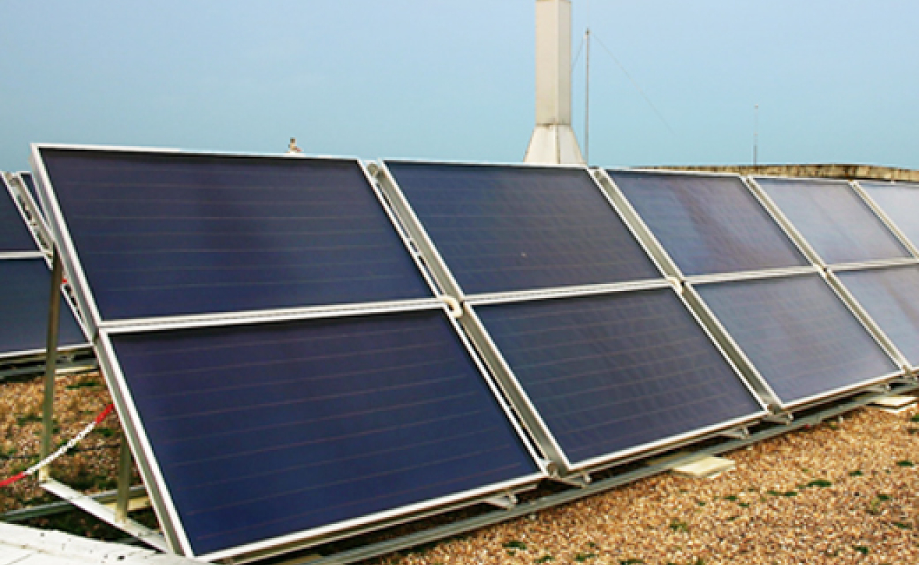 Hausse de la surface de capteurs solaires installés : + 4 % entre le 3e trimestre 2018 et la même période en 2017.