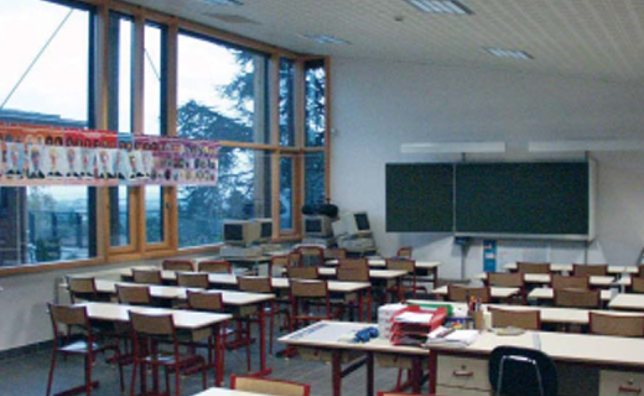 La conception "environnementale" de l'école permet de diviser la facture chauffage par 2 !