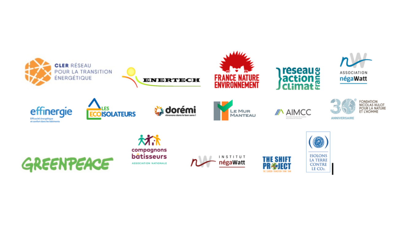 logos des 13 signataires