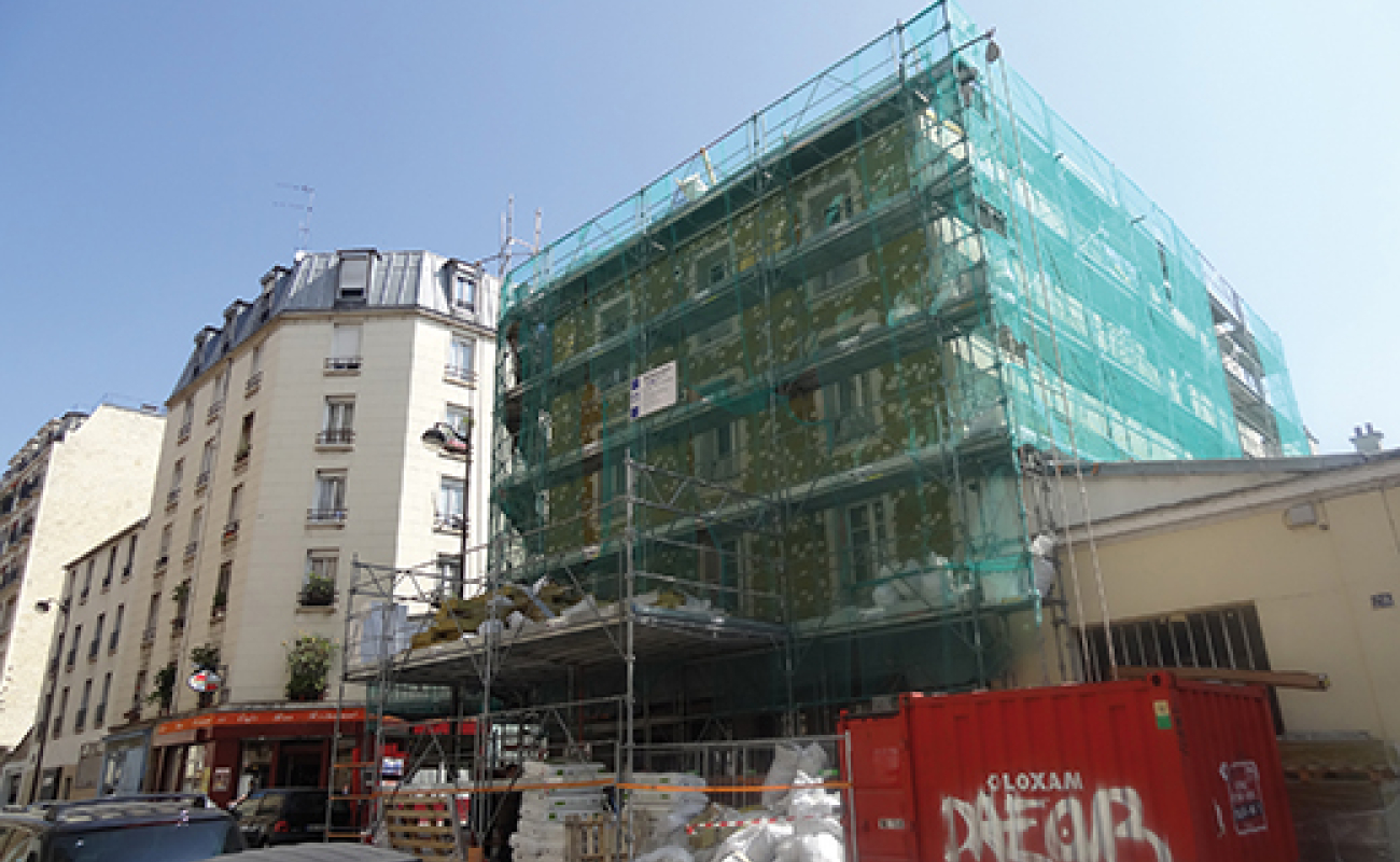 Rue de la Folie Regnault, Paris : rénovation très performante pour résidence sociale